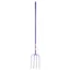 Red Gorilla 4-Prong Long Handle Manure Fork - Purple