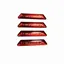 Freejump Air's Stirrup Banner Stickers - Black/Red