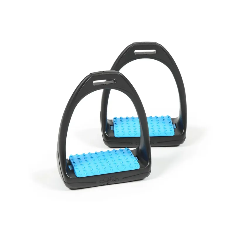 Compositi Reflex Stirrups - Bright Blue