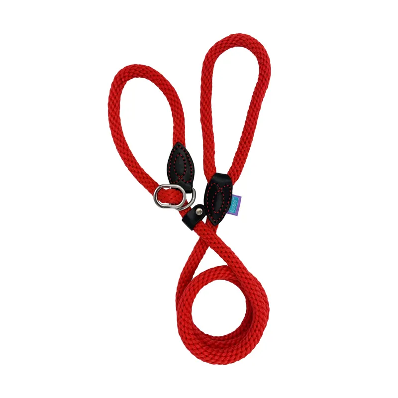 Hem and Boo Rope Slip Lead - Red
