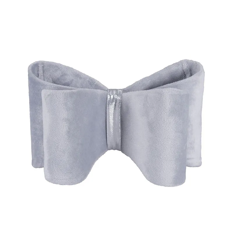 Rosewood Velvet Silver Bow