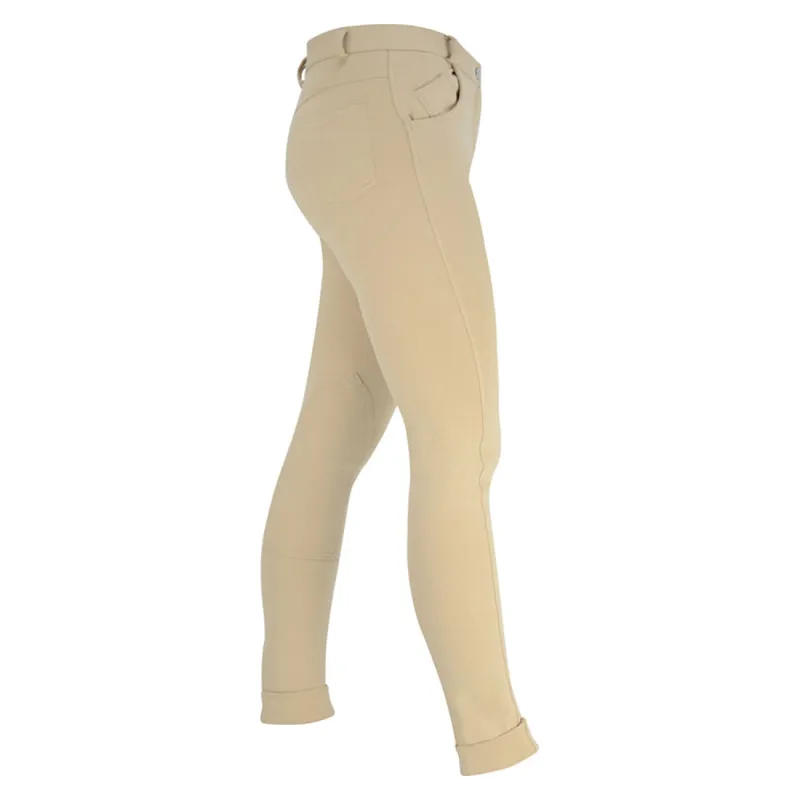 RandR Country Ladies Riding Jodhpurs - Beige-2