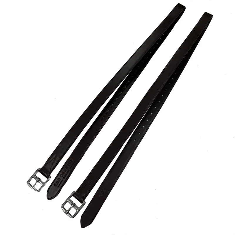 RandR Purely Stirrup Leathers - Havana