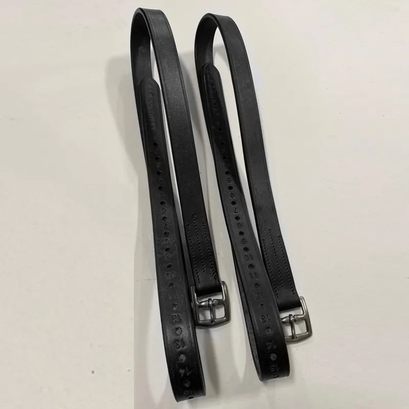 RandR Stirrup Leathers - Black