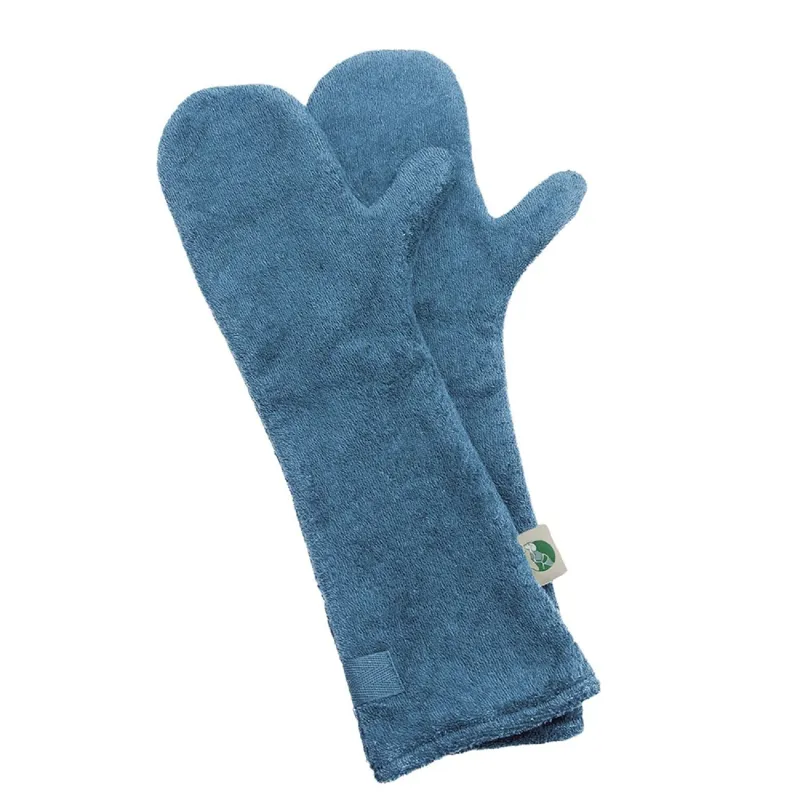 Ruff And Tumble Dog Drying Mitts - Blue