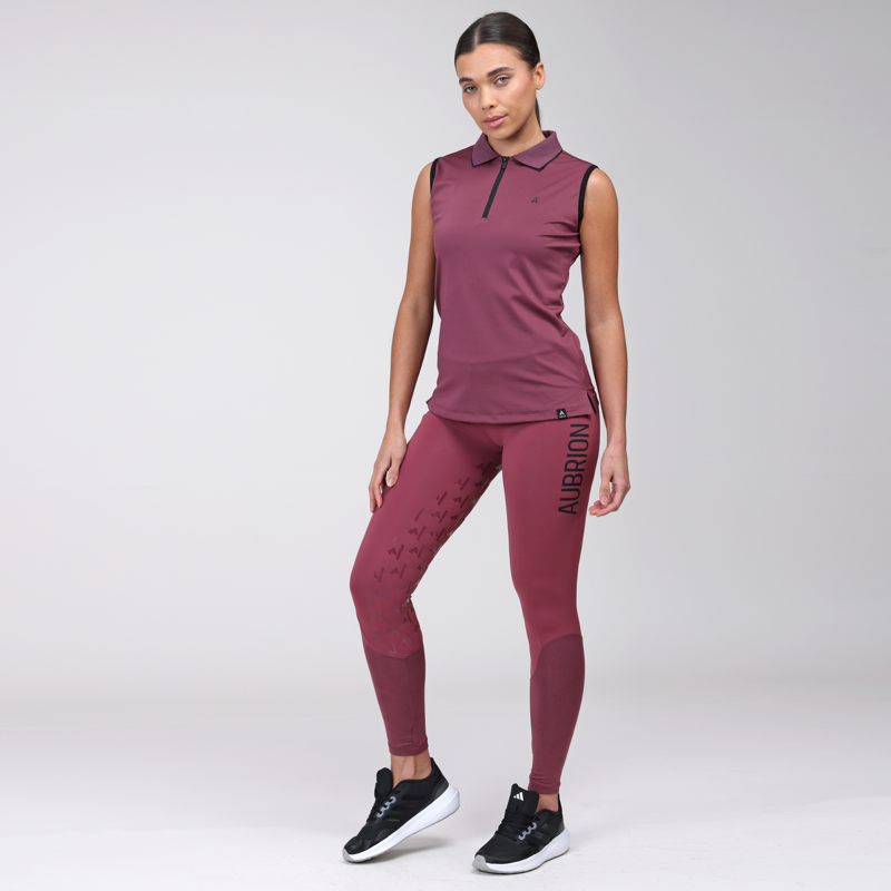 Aubrion React Rythm Riding Tights - Mauve-6