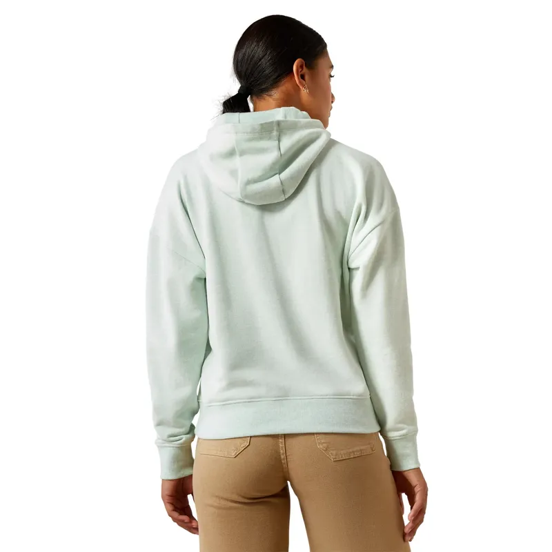 Ariat Ladies Just Hoodie - Beach Glass Heather-3