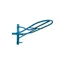 Stubbs Standard Saddle Rack -  Blue