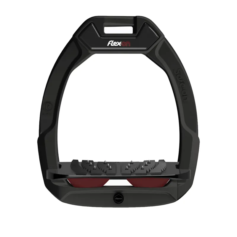 Safe On Inclined Ultra Grip Stirrups - Burgundy