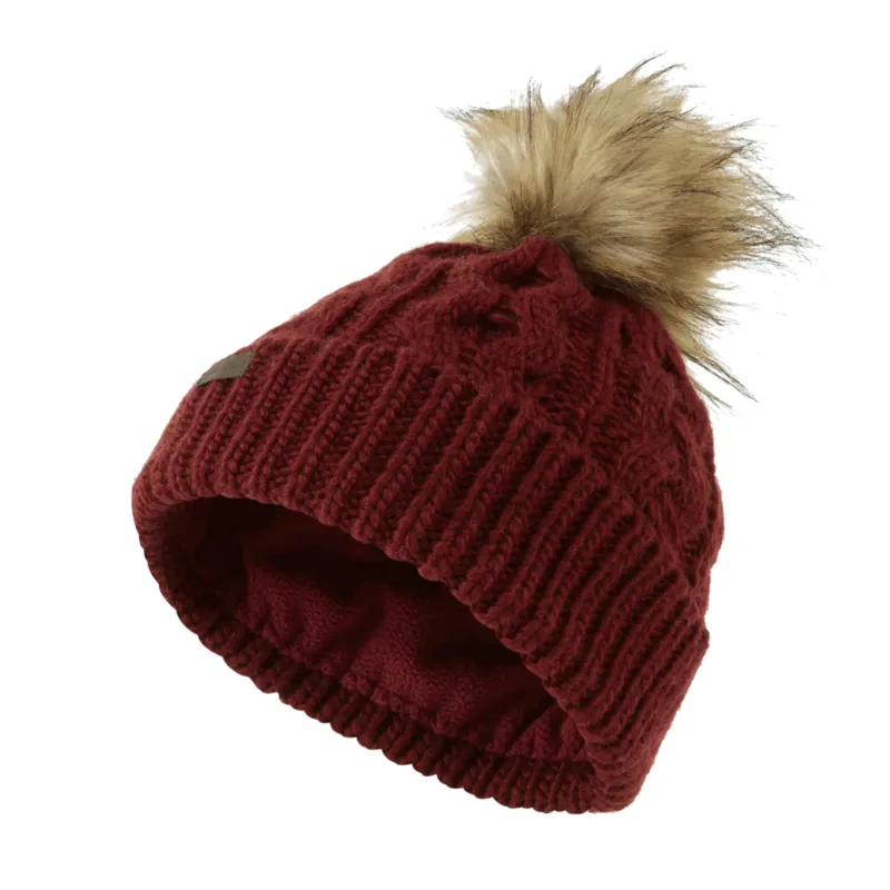 Schoffel Bakewell Hat And Scarf Set - Damson-1