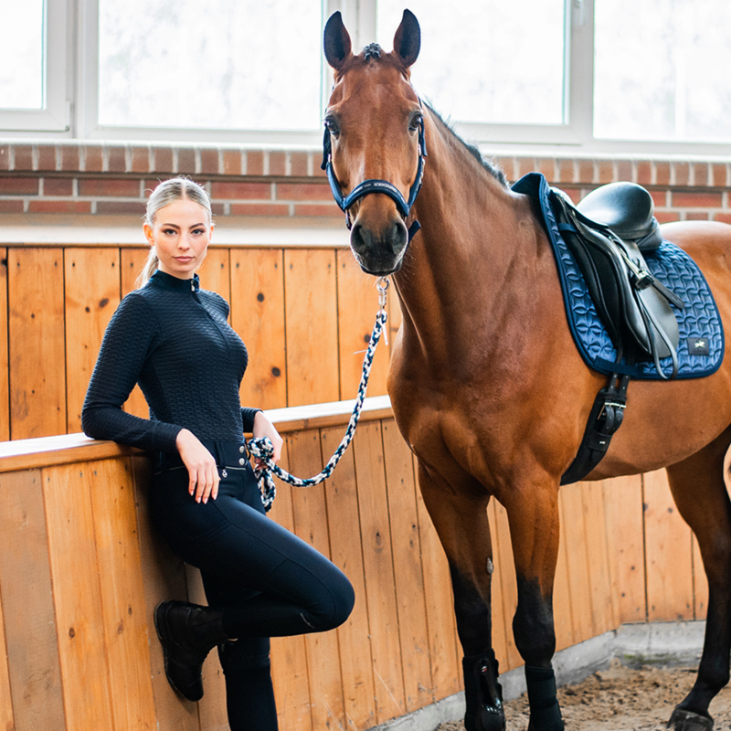 Schockemohle Hedy Training Shirt - Deep Night-3