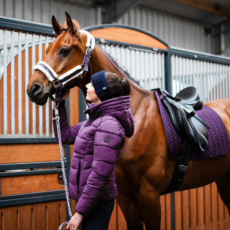 Schockemohle Verena Puffer Jacket - Deep Mauve-3
