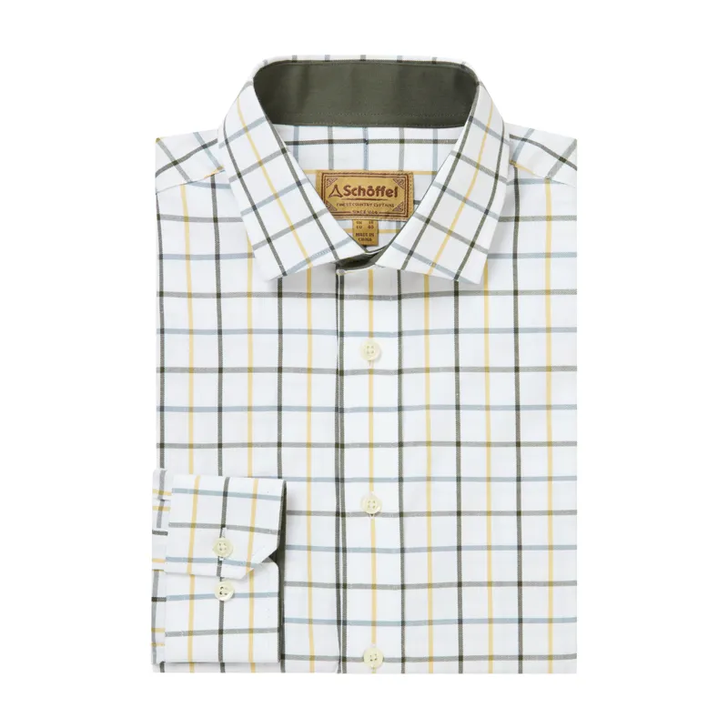 Schoffel Mens Baconsthorpe Tailored Shirt - Woodland Check