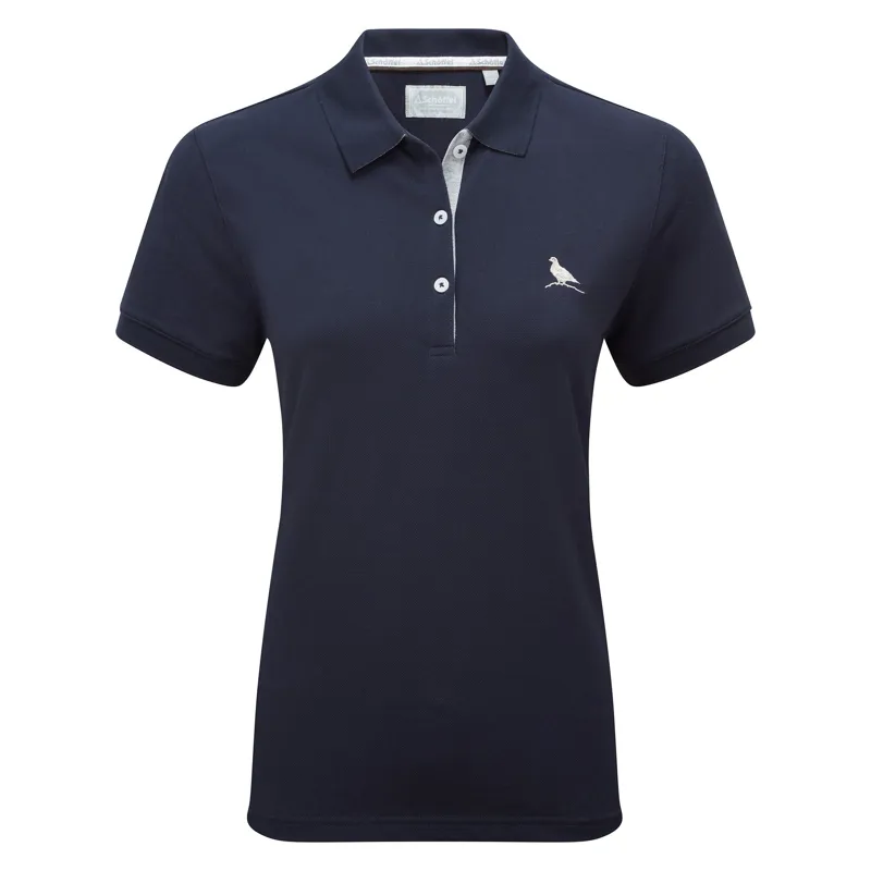 Schoffel Ladies St Ives Polo Shirt - Navy