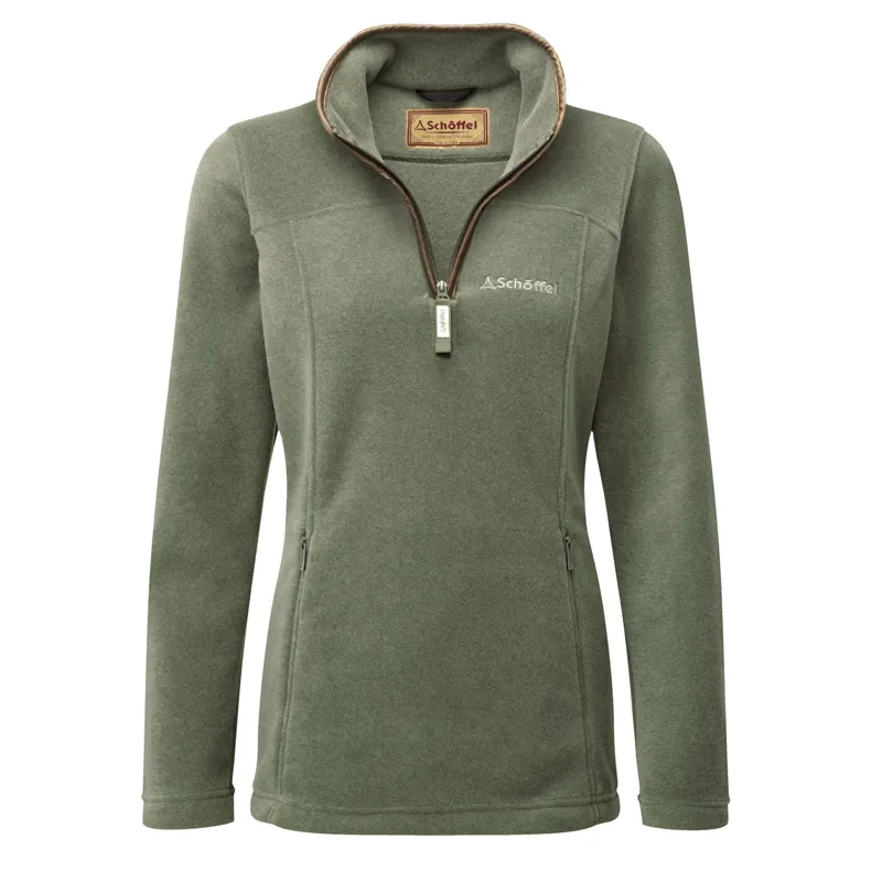 Schoffel Ladies Tilton 1/4 Zip Fleece Cedar Green