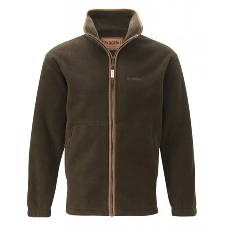 Schoffel Men's Cottesmore Fleece Jacket - Dark Olive 