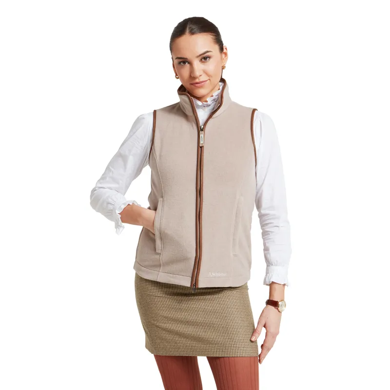 Schoffel Ladies Lyndon Fleece Gilet - Mushroom-1