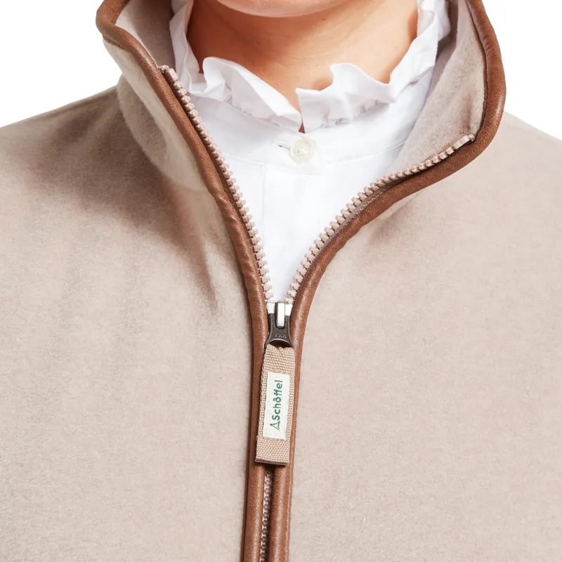 Schoffel Ladies Lyndon Fleece Gilet - Mushroom-5