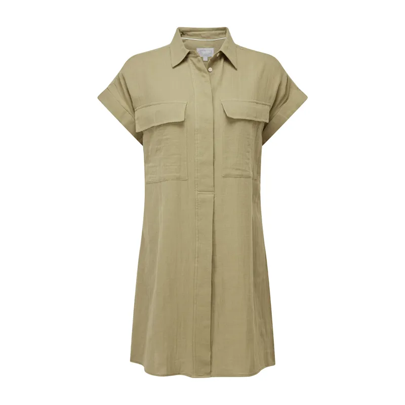 Schoffel Ladies Olive Dress - Light Khaki Green