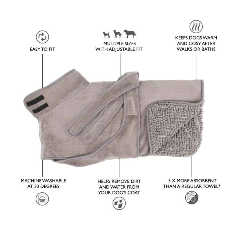 Scruffs Expedition Deluxe Drying Coat - Grey-1