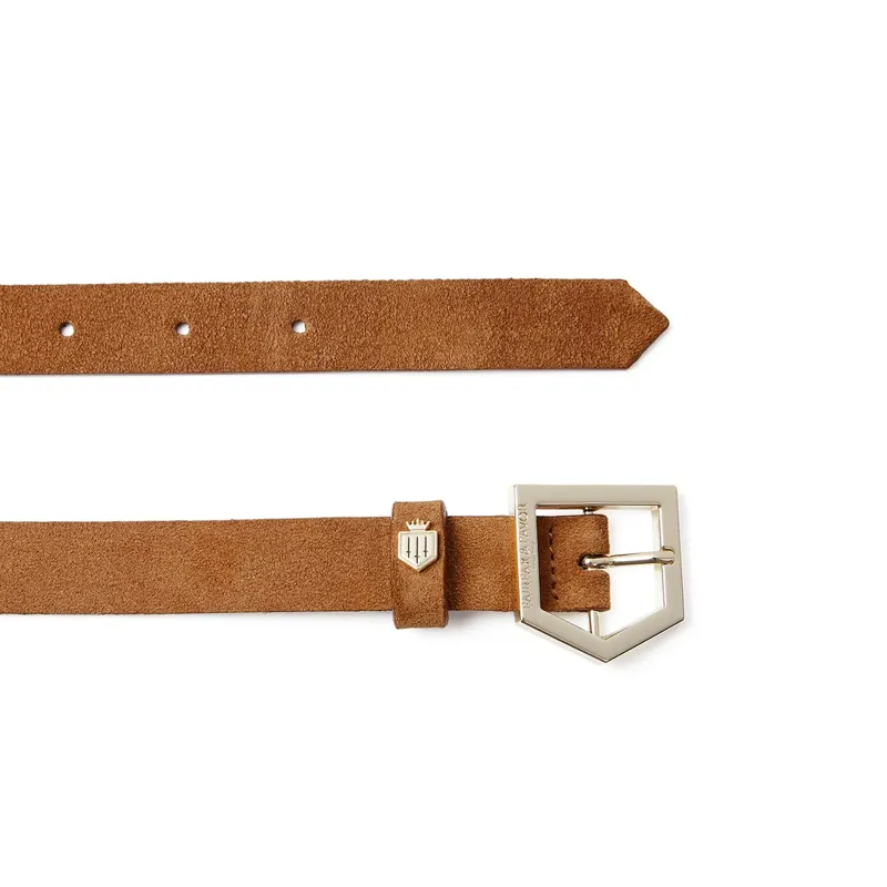 Fairfax and Favor Sennowe Belt - Tan Suede-1