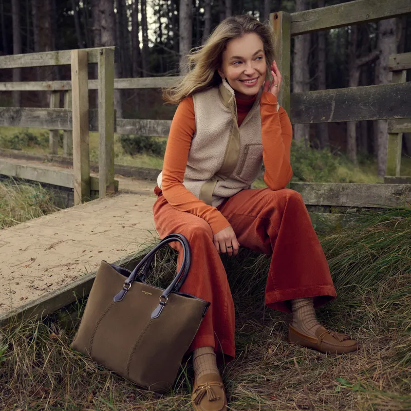 Fairfax and Favor Seville Tote - Dark Taupe-4