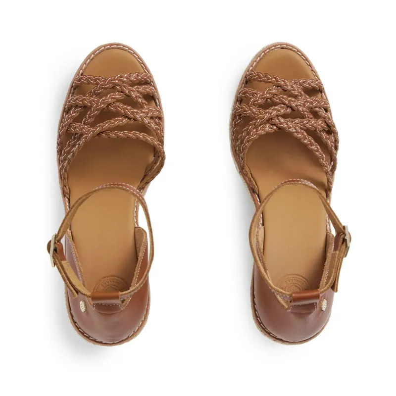 Fairfax and Favor Seville Wedge - Tan-2