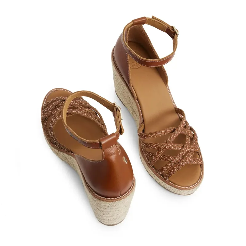 Fairfax and Favor Seville Wedge - Tan-1