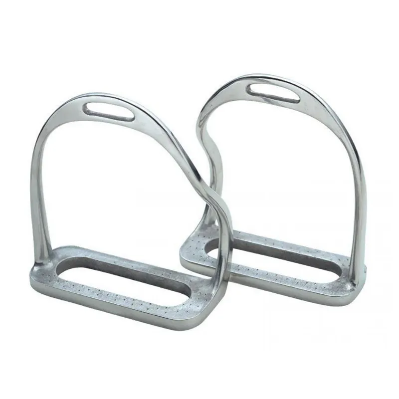 Bent Leg Stirrup Irons Stainless Steel