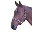Velociti GARA Leather Polo Headcollar - Turquoise/Red/Orange/Blue