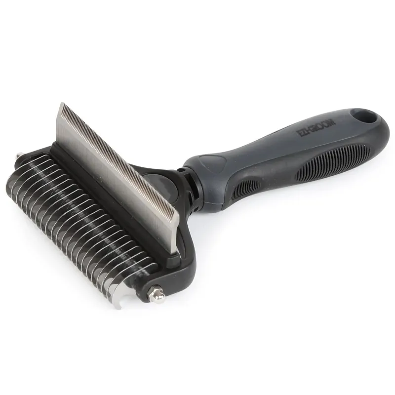 EZI-GROOM Grip Tidy Up Comb - Black