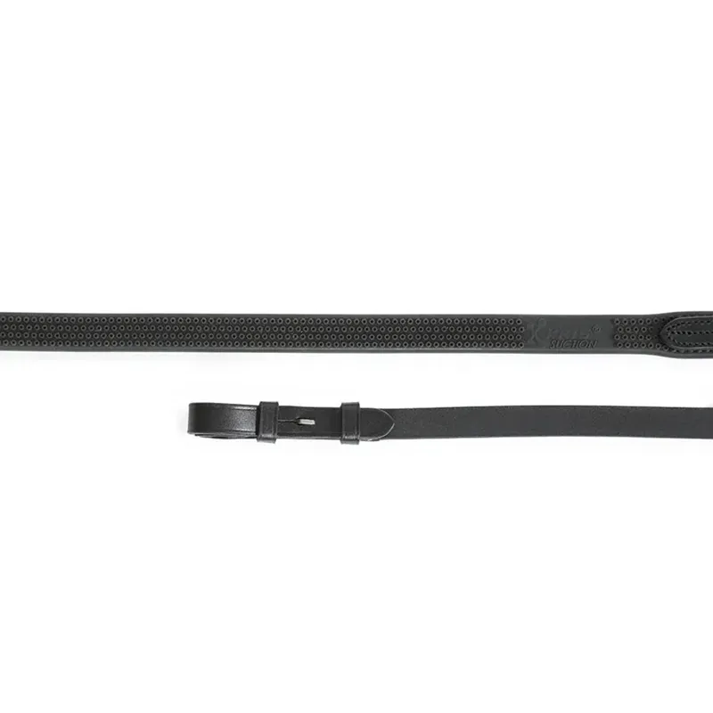 Velociti GARA Eventa Rubber Grip Reins - Havana