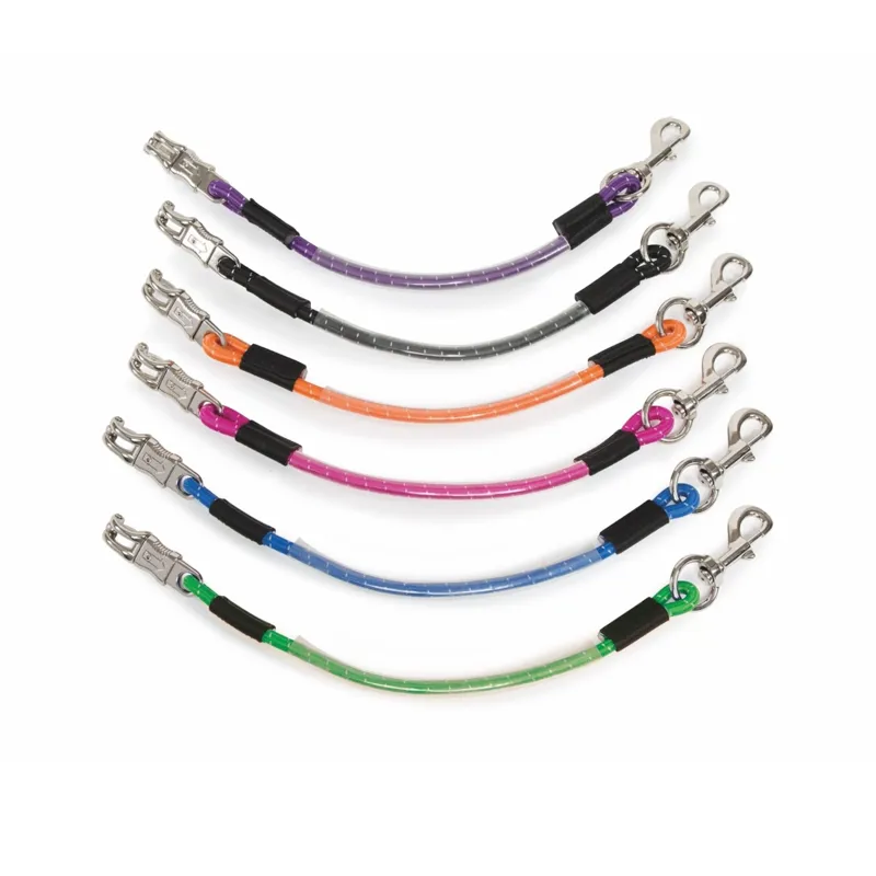 Shires Heavy Duty Bungee Trailer Tie - Purple-1