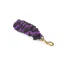 Shires Headcollar Lead Rope With Trigger Clip - Black/Purple