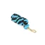 Shires Headcollar Lead Rope With Trigger Clip - Black/Turquoise