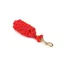 Shires Headcollar Lead Rope With Trigger Clip - Red