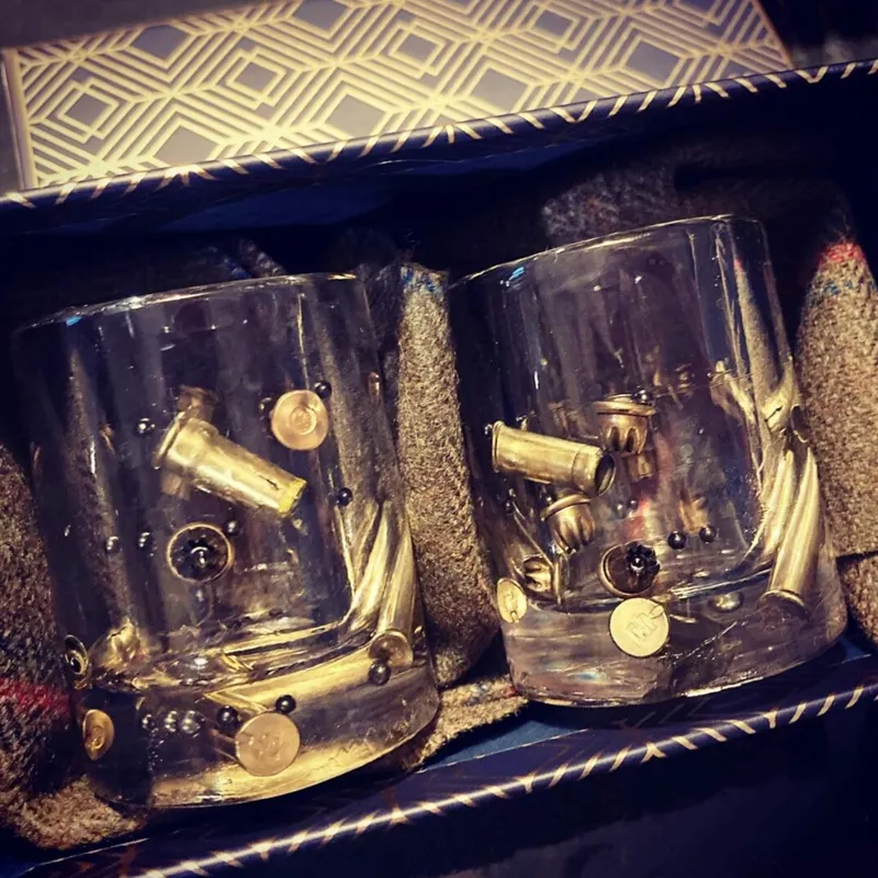 Spent Shells Shot Gun Shotglass Pk of 2 