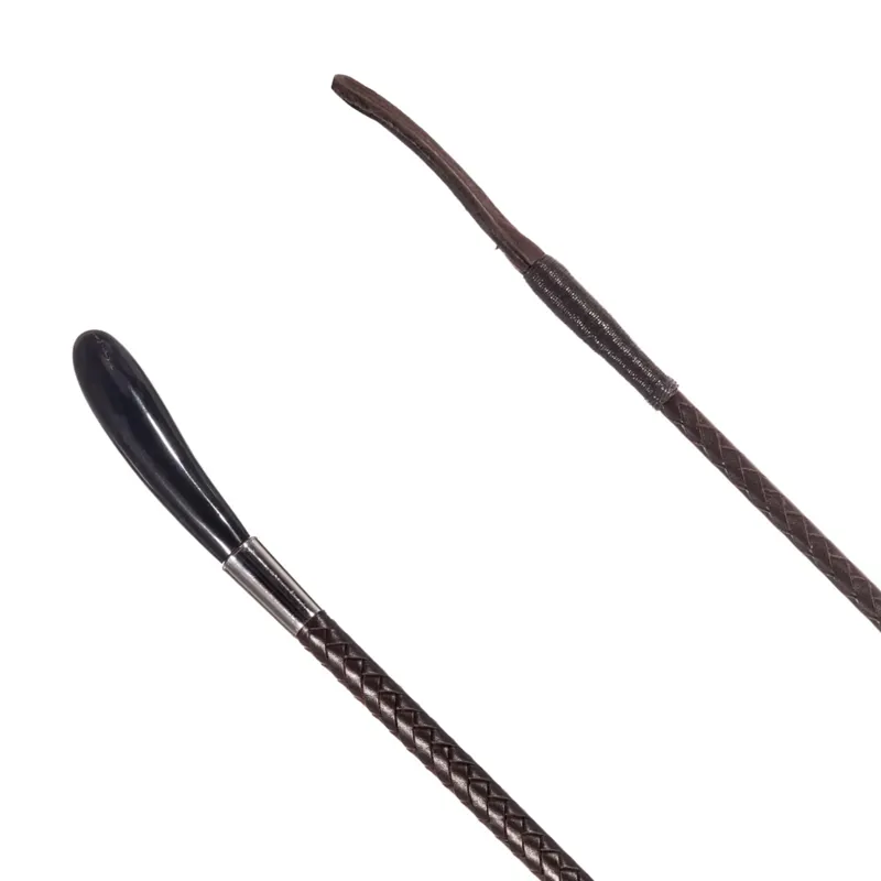 Country Direct Buffalo Horn Show Cane - Brown-1