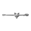 Equetech Foxhead Traditional Stock Pin - Silver