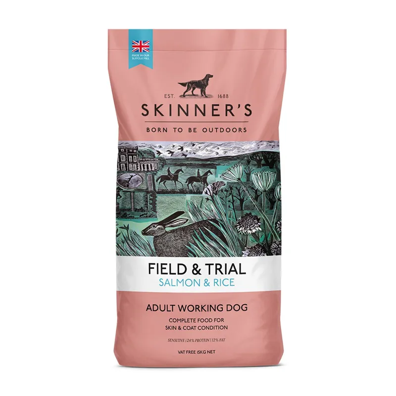 Skinners Field andTrial Salmon And Rice 15kg-1
