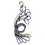 Hemmo and Co Rope Reflective Slip Lead - Aqua