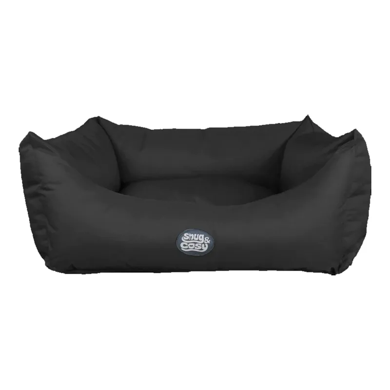Snug and Cosy Pescara Rectangle Bed - Black