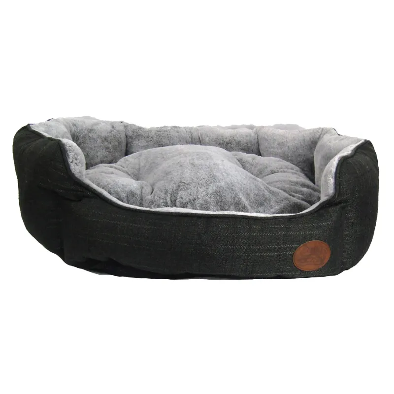 Snug and Cosy Softie Bed - Charcoal
