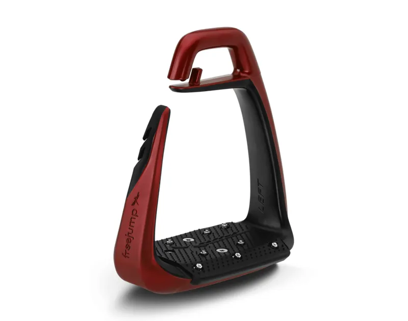 FreeJump stirrups Soft Up Classic+ PEARL RED/BLACK