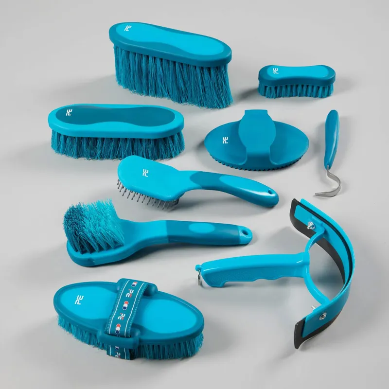 Premier Equine Soft Touch Grooming Kit Set - Peacock Blue