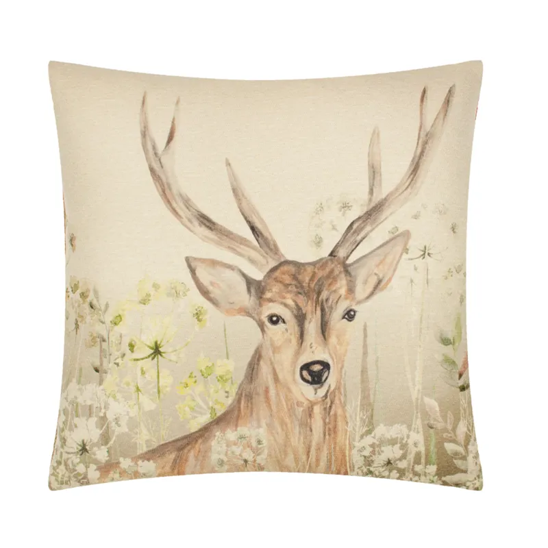 RIVA Bramble Feather Filled Stag Cushion