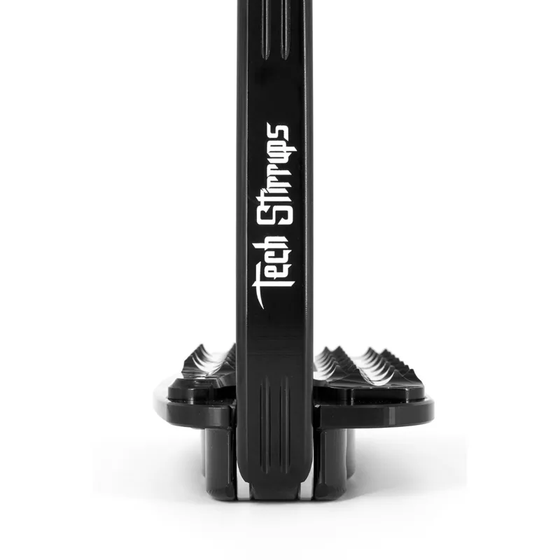 Tech Stirrups Venice Sloped Evo Stirrup - Black/Titanium-1
