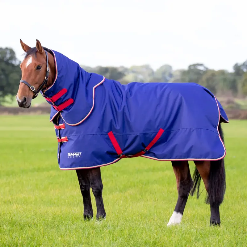 Tempest Original 100 Turnout Rug And Neck Set - Navy