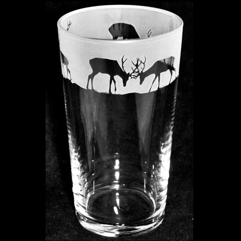 The Milford Collection Stag Beer Glass