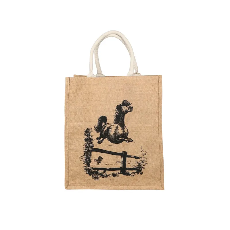 Hy Equestrian Thelwell Collection Hessian Bag-2